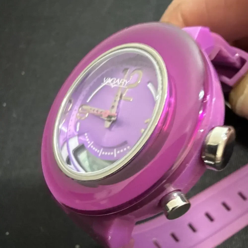 VAGARY BY CITIZEN C207-320804 Ani-Digi Wristwatch New Battery 7” Band (B22)
